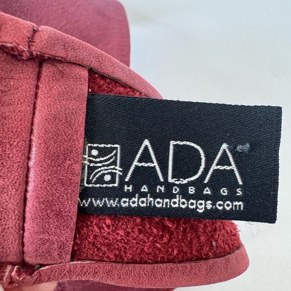 ADA Brand Dark Red Leather Wrap Belt OS - Picture 4 of 8